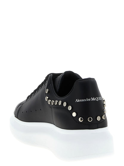 Alexander McQueen Baskets Chunky en Cuir Noir