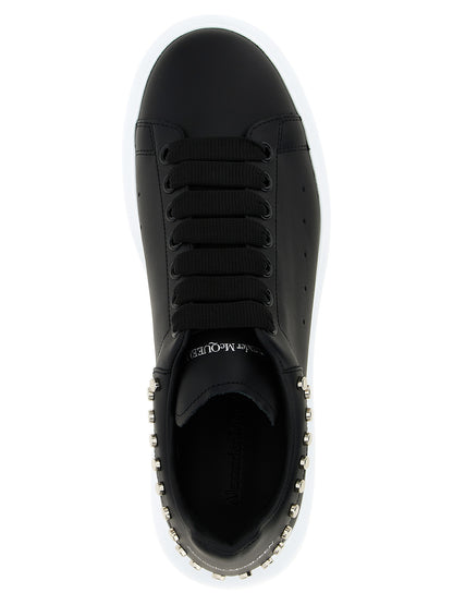 Alexander McQueen Baskets Chunky en Cuir Noir