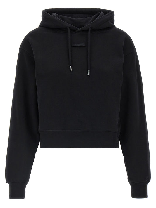 Sudadera con capucha Jacquemus de algodón negro