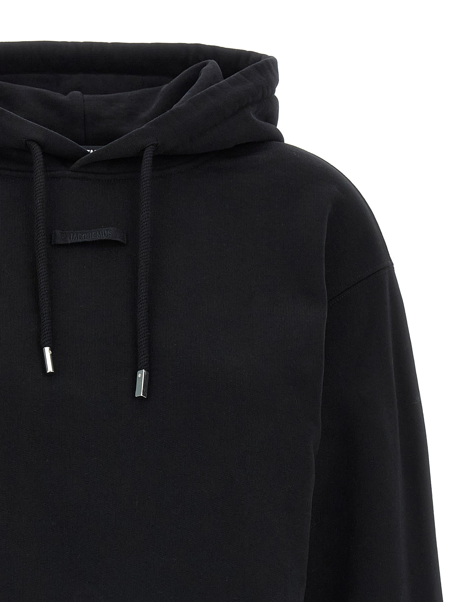 Sudadera con capucha Jacquemus de algodón negro