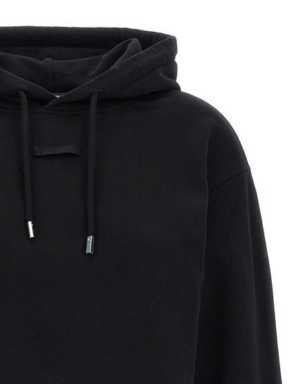Sudadera con capucha Jacquemus de algodón negro