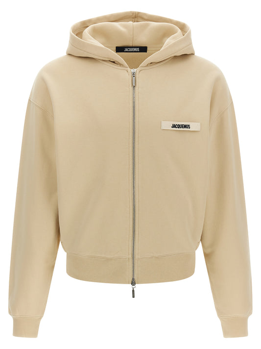 Sudadera Jacquemus de algodón beige