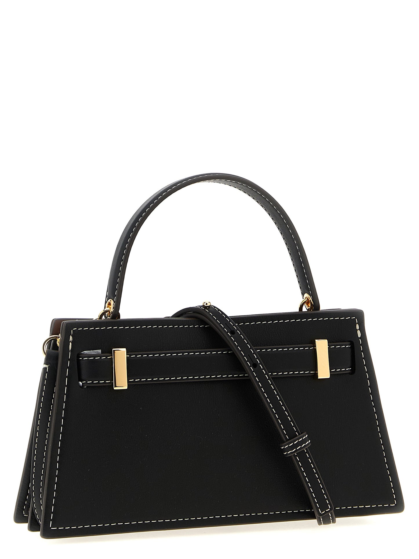 Bolso de mano Tory Burch de piel de vacuno negra