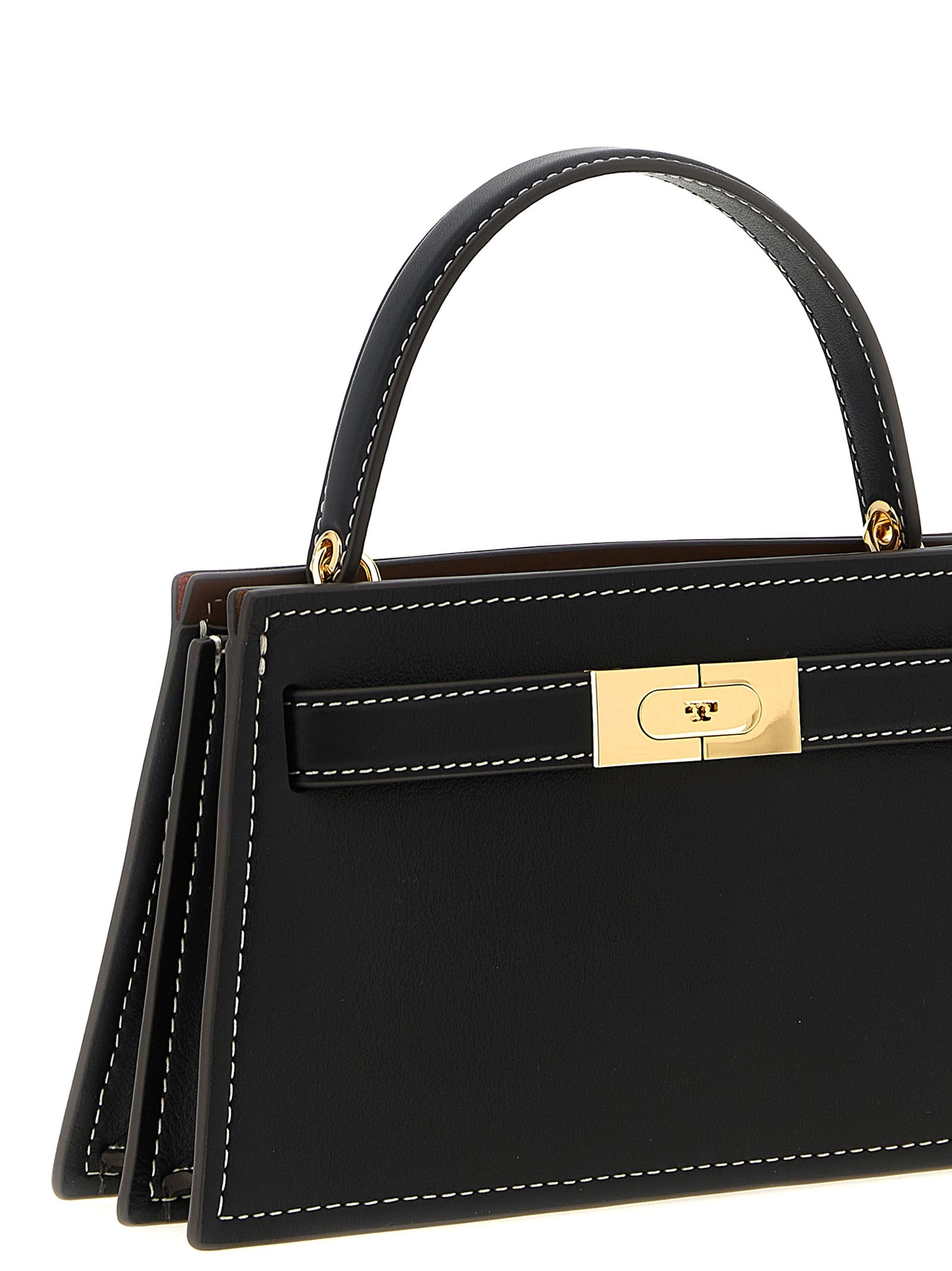 Bolso de mano Tory Burch de piel de vacuno negra