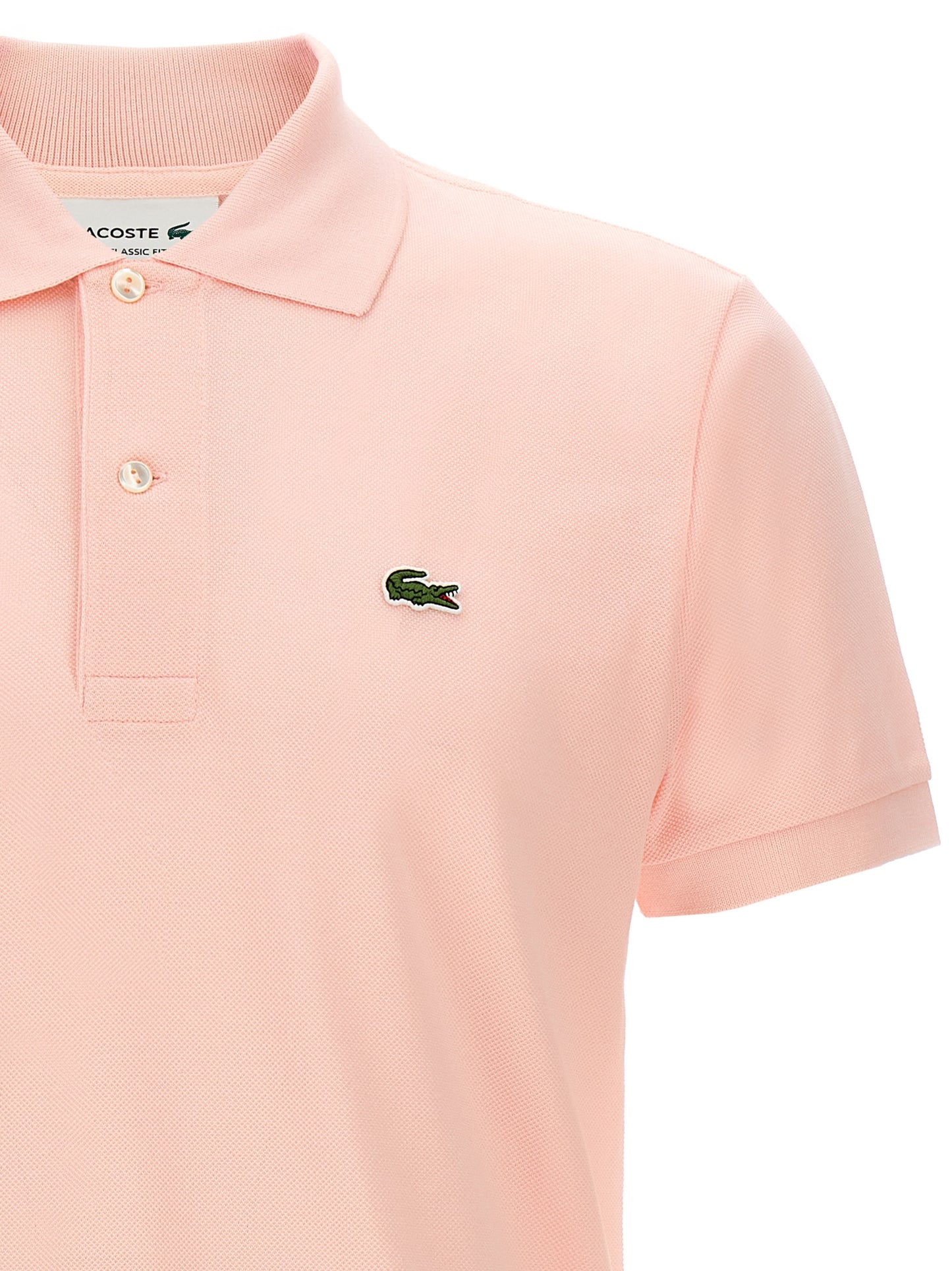 Polo Lacoste multicolore en coton avec coupe régulière