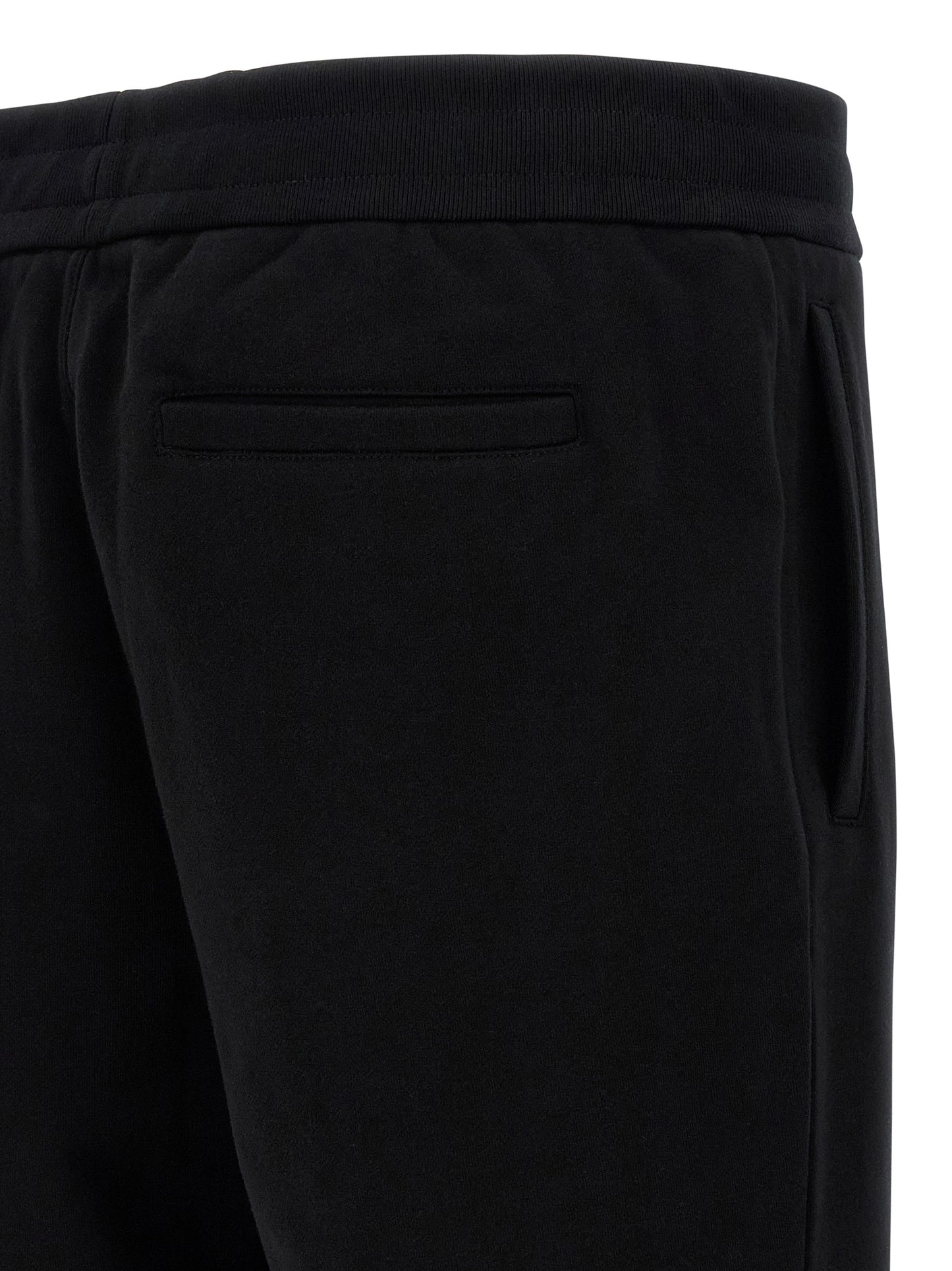 Pantalón de chándal de algodón negro Versace