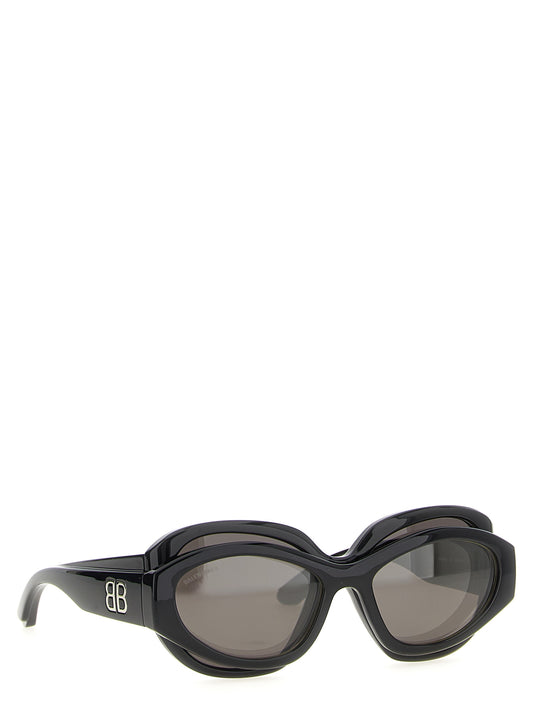 Gafas de sol Balenciaga de poliamida negra