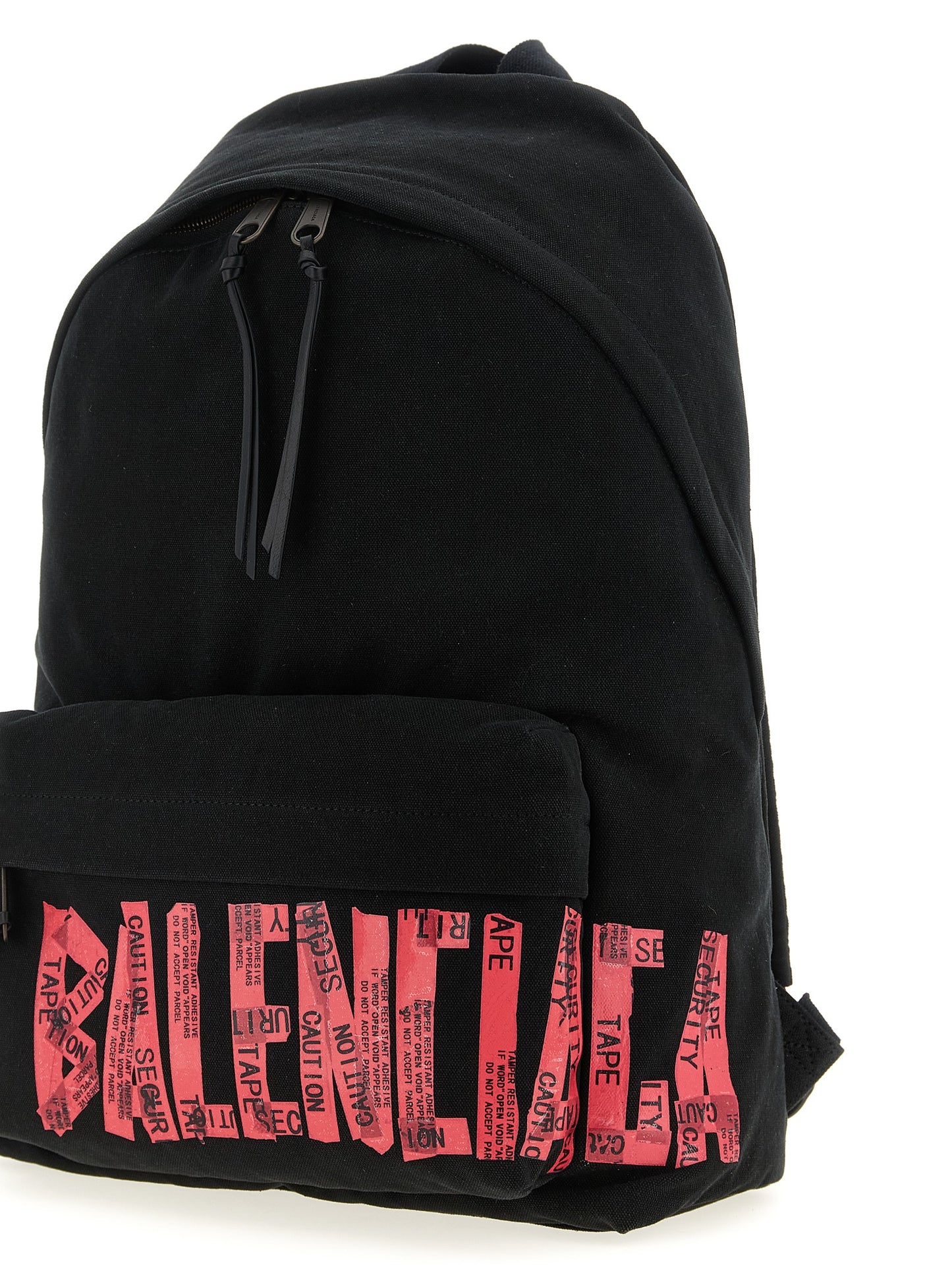 Mochila Balenciaga de algodón negro
