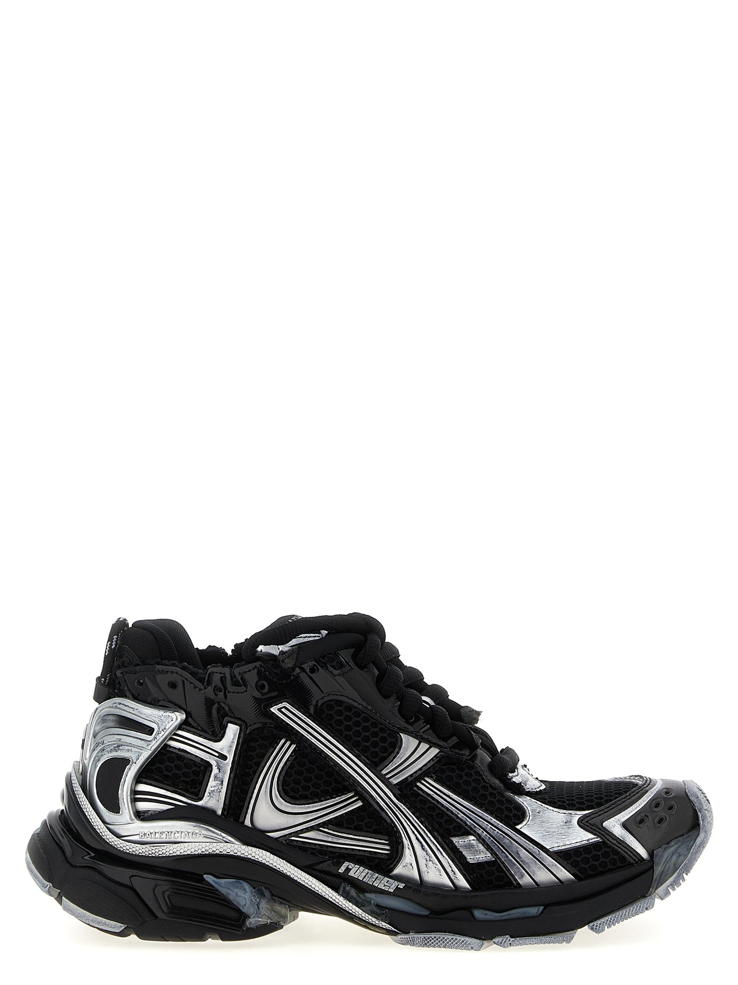 Baskets athlétiques Balenciaga noires en polyéthylène