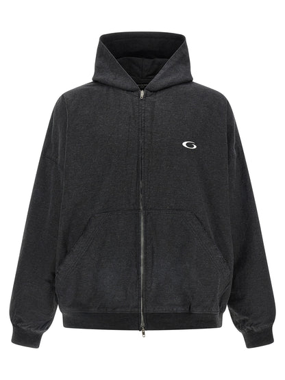 Sudadera de algodón gris Balenciaga