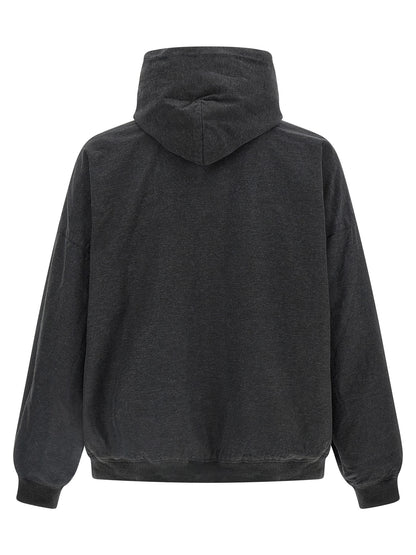 Sudadera de algodón gris Balenciaga