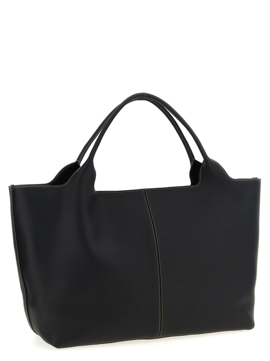 Sac cabas Tod's en veau noir