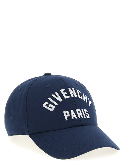 Givenchy Structured Blue Cotton Baseball Cap