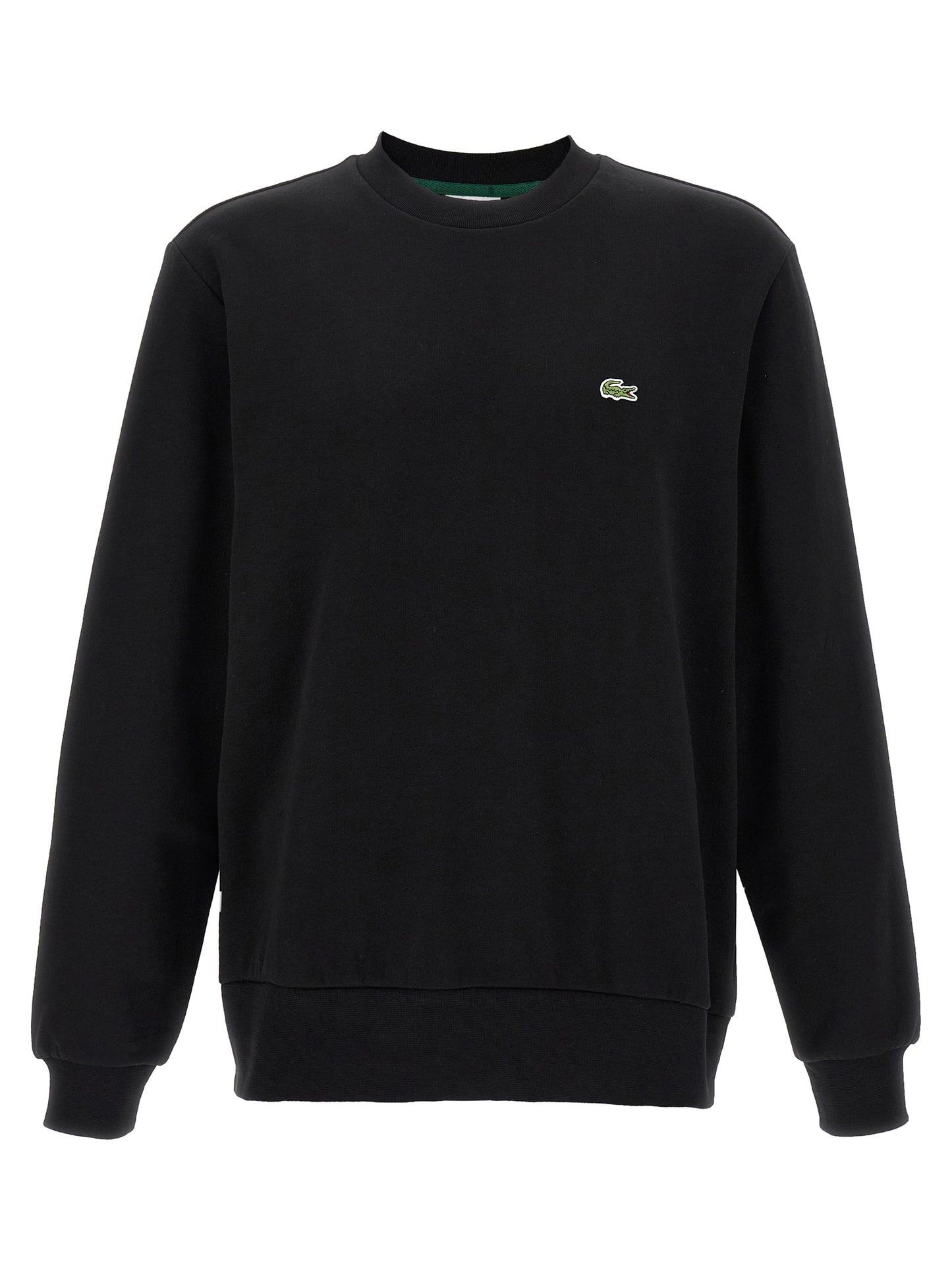 Sweat-shirt Lacoste en coton noir résistant et doux