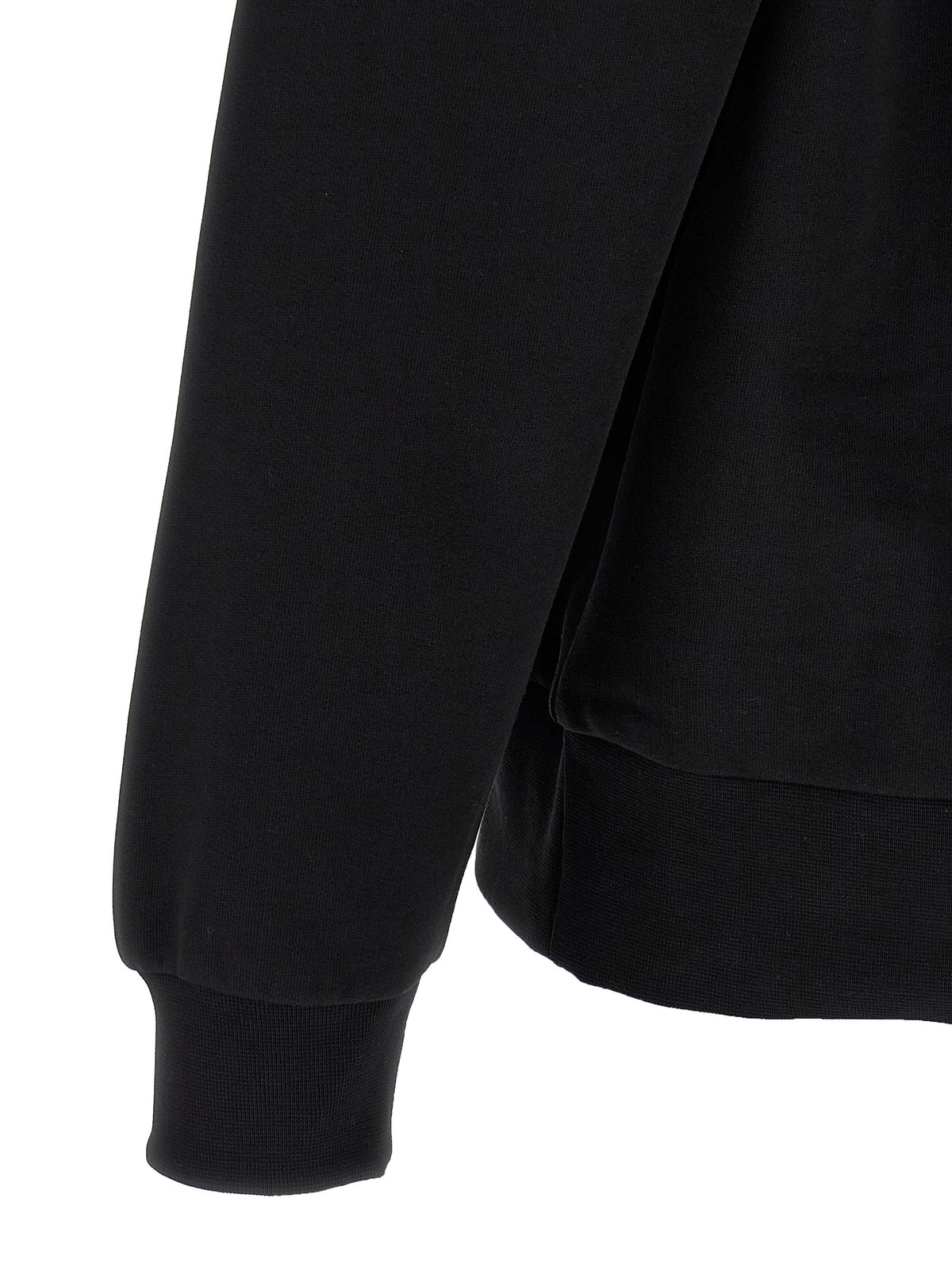 Sweat-shirt Lacoste en coton noir résistant et doux