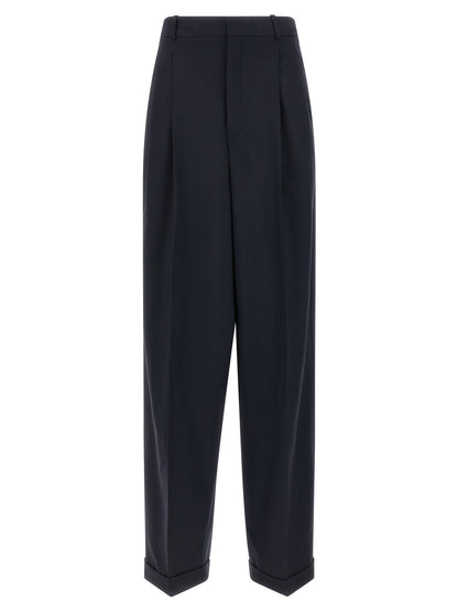 Polo Ralph Lauren Pantalon décontracté en laine bleu