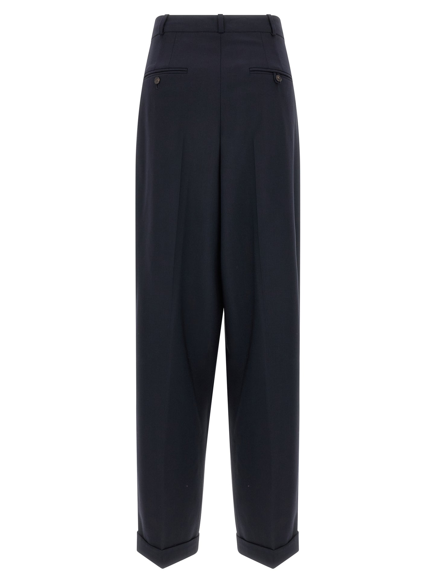 Polo Ralph Lauren Pantalon décontracté en laine bleu