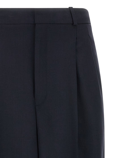 Polo Ralph Lauren Pantalon décontracté en laine bleu