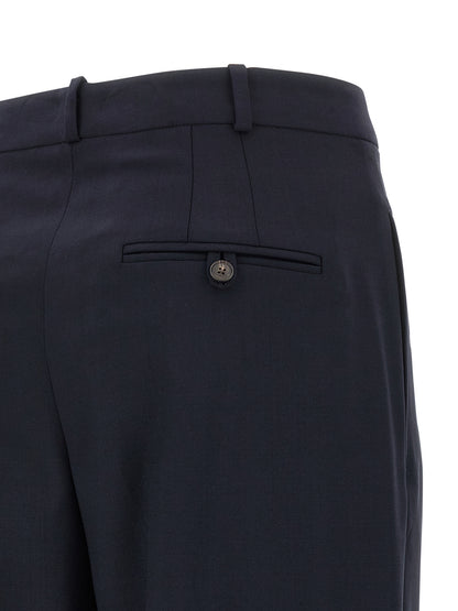 Polo Ralph Lauren Pantalon décontracté en laine bleu