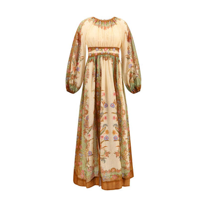 Vestido informal de algodón multicolor Zimmermann