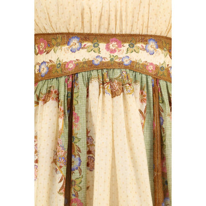 Vestido informal de algodón multicolor Zimmermann