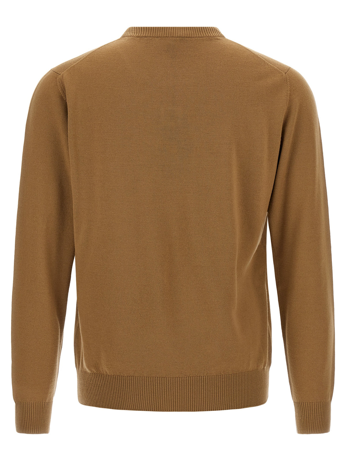 Cárdigan De Lana Virgen Fendi En Tono Beige Natural