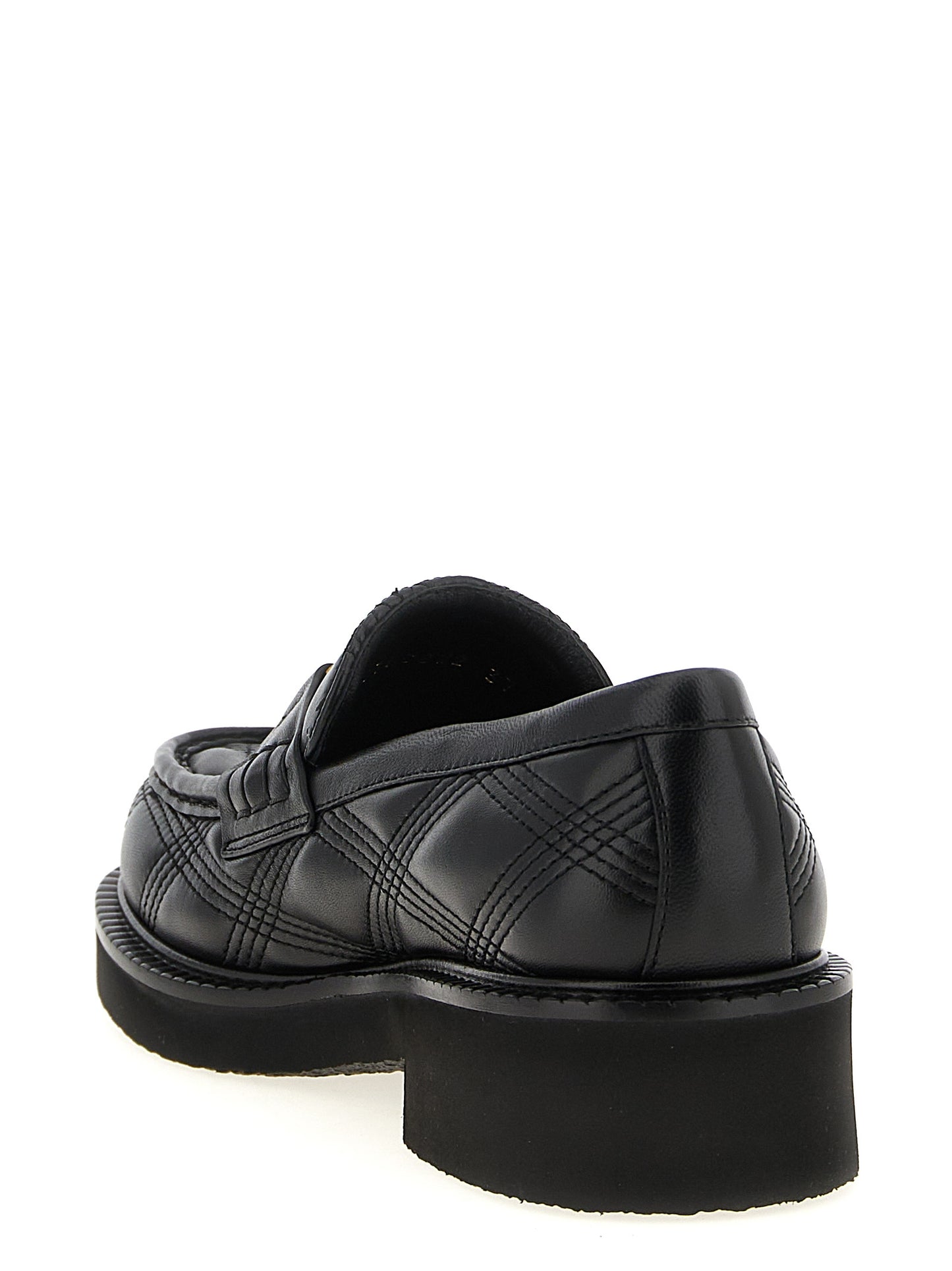 Mocasines sin cordones de piel de cordero negra Valentino Garavani