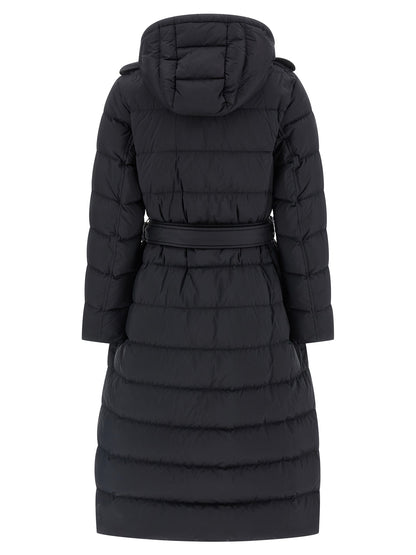 Burberry Manteau Noir en Polyamide - Isolation Thermique Efficace