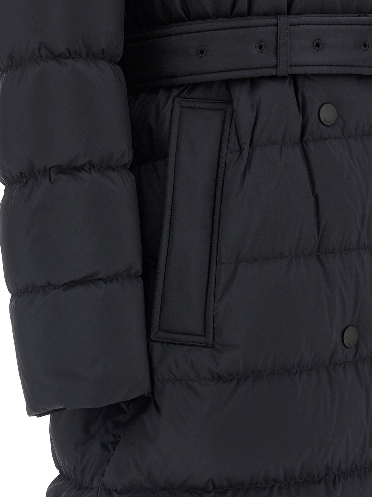 Burberry Manteau Noir en Polyamide - Isolation Thermique Efficace