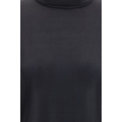 Gucci Jersey De Seda Negra - Acabado Minimalista Puro