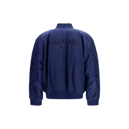 Cazadora bomber Balmain azul de poliamida