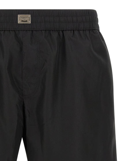 Dolce & Gabbana Short de Bain en Polyamide Noir