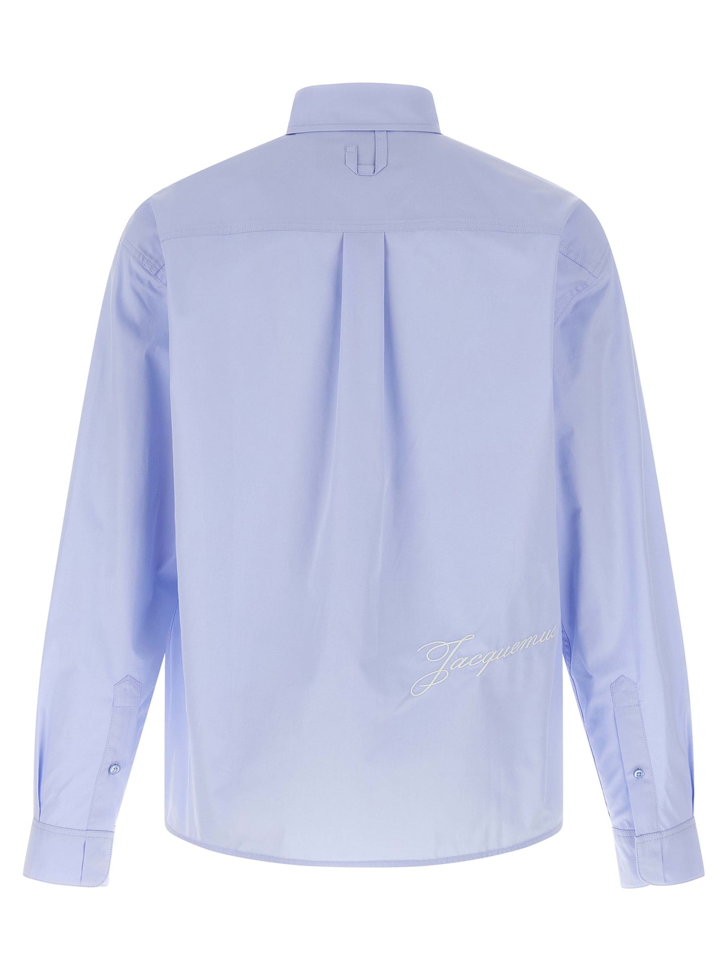 Blusa de algodón azul Jacquemus