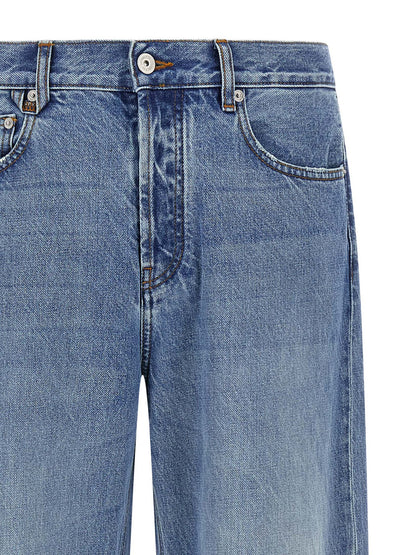 Jean droit Jacquemus en coton bleu