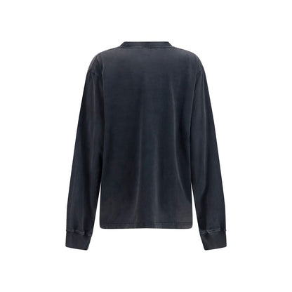 Sudadera de Algodón Negra Alexander Wang