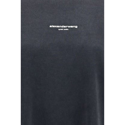 Sudadera de Algodón Negra Alexander Wang