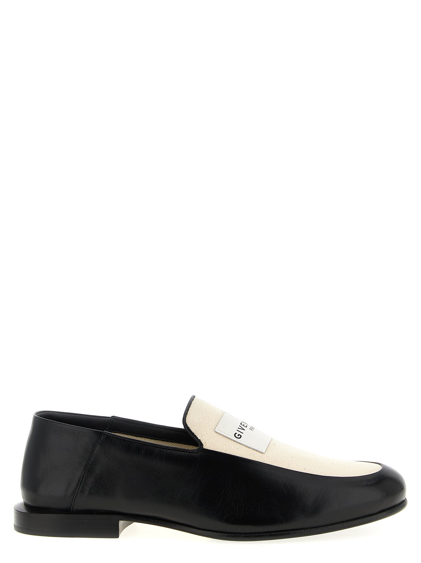 Mocasines sin cordones de cuero de cordero negros de Givenchy