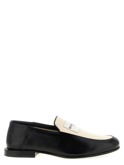 Mocasines sin cordones de cuero de cordero negros de Givenchy