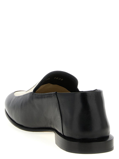 Mocasines sin cordones de cuero de cordero negros de Givenchy