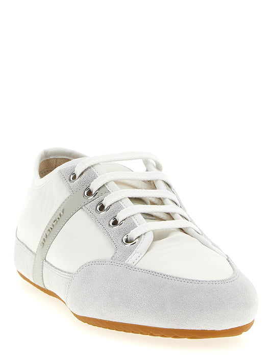 Givenchy White Polyamide Low-Top Sneakers