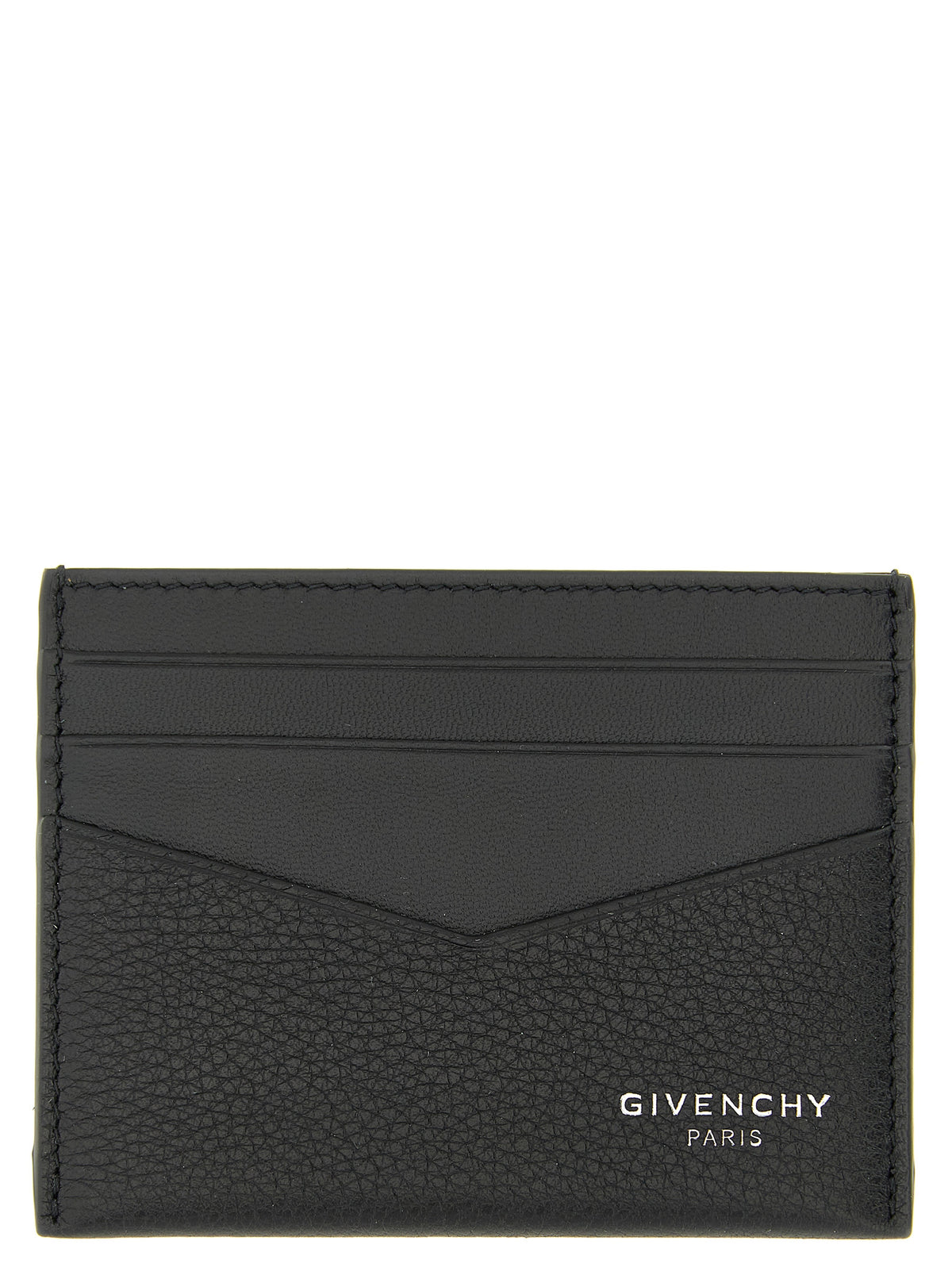 Tarjetero Givenchy Negro de Piel de Vacuno- Acabado Compacto