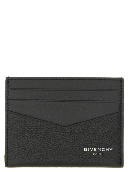 Tarjetero Givenchy Negro de Piel de Vacuno- Acabado Compacto