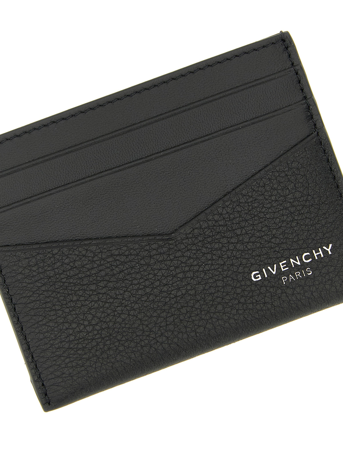 Tarjetero Givenchy Negro de Piel de Vacuno- Acabado Compacto