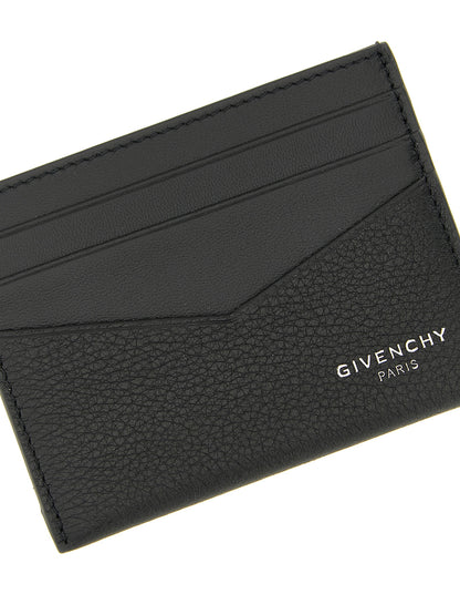 Tarjetero Givenchy Negro de Piel de Vacuno- Acabado Compacto