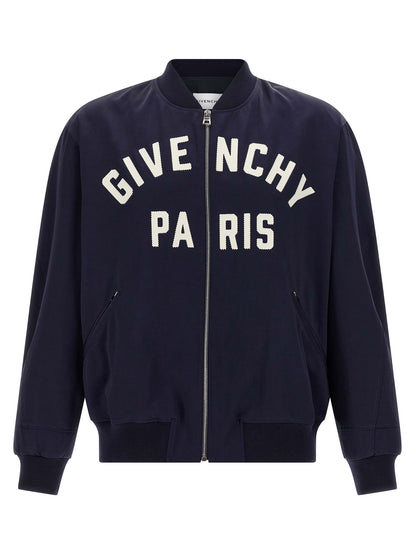 Bomber Givenchy en coton bleu