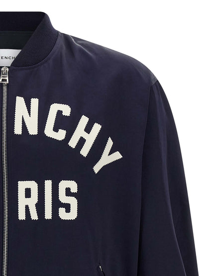 Bomber Givenchy en coton bleu