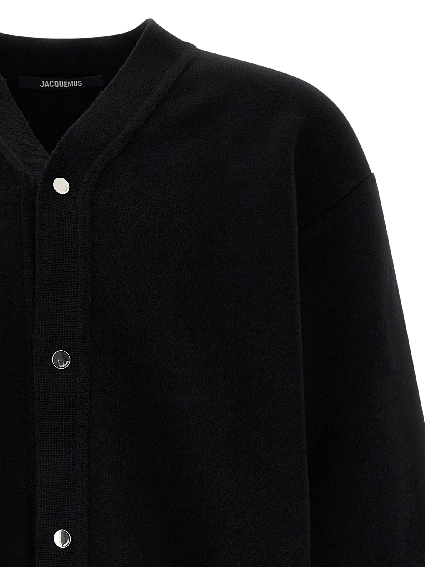 Cárdigan Jacquemus Negro de Lana Merina