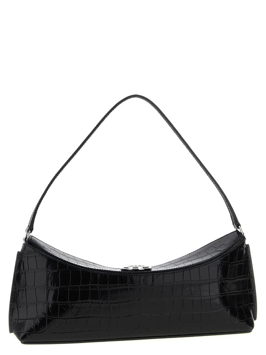 Bolso De Hombro Pochette En Piel De Vacuno Negro Jacquemus