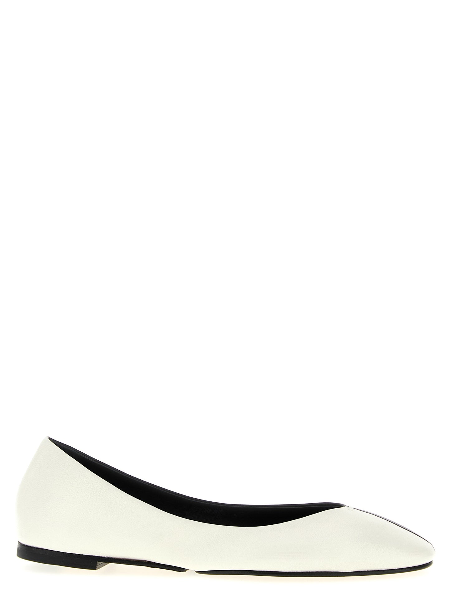 Jacquemus Bailarinas Bicolor de Piel de Cordero