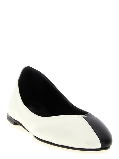 Jacquemus Bailarinas Bicolor de Piel de Cordero